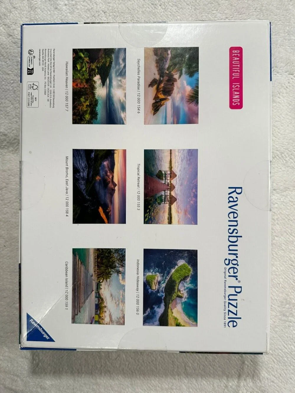 Ravensburger Tropical Retreat Beautiful Islands 1000-Piece Puzzle 27.5